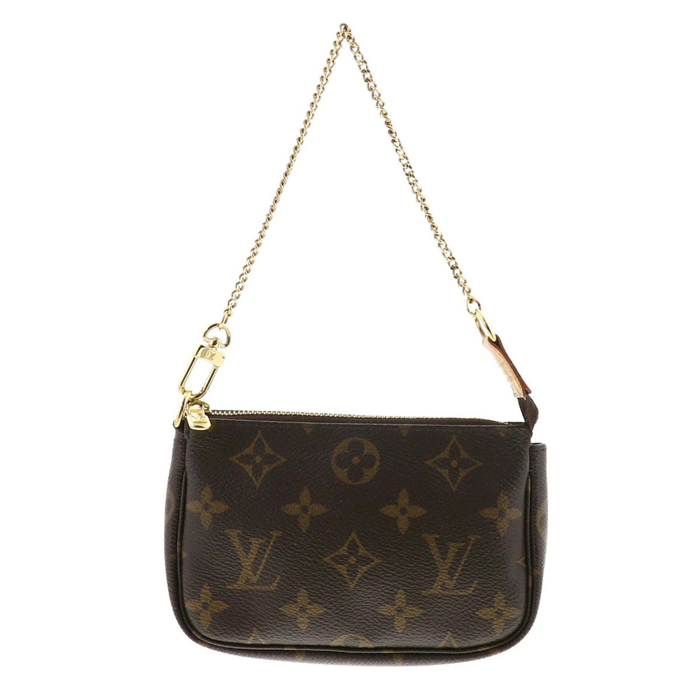 LOUIS VUITTON Pochette Accessoires Bag Shoulder Messenger Monogram Brown